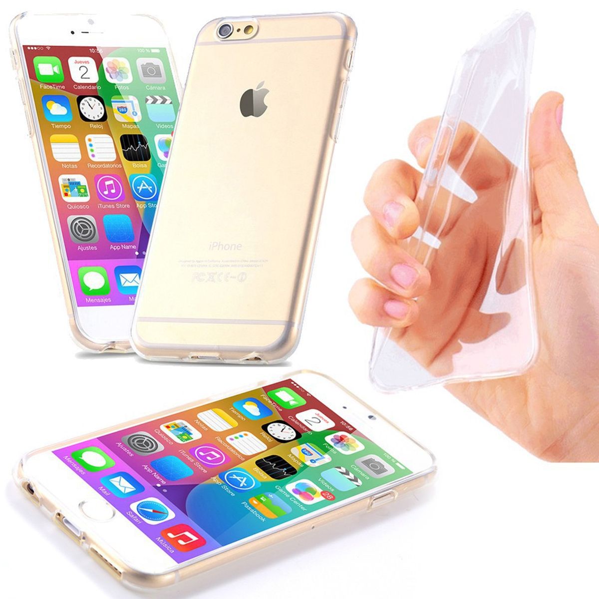 Mobile phone case protective cover transparent bumper 0.3 mm ultra thin