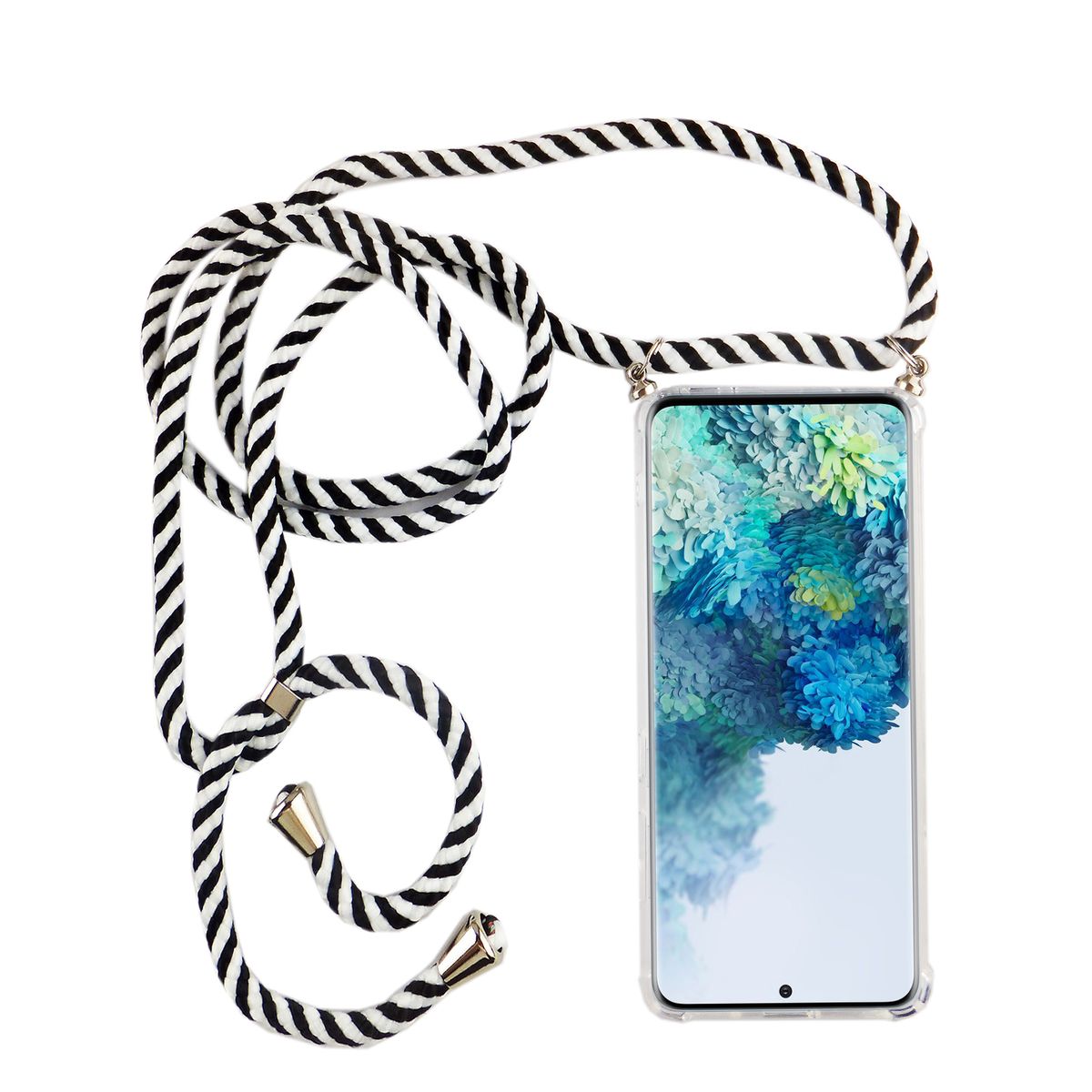 Eximmobile Handykette Mit Panzerfolie Für Huawei P20 – Rote Umhängehülle Mit Seil & Display-Schutz – Praktisch & Stylisch