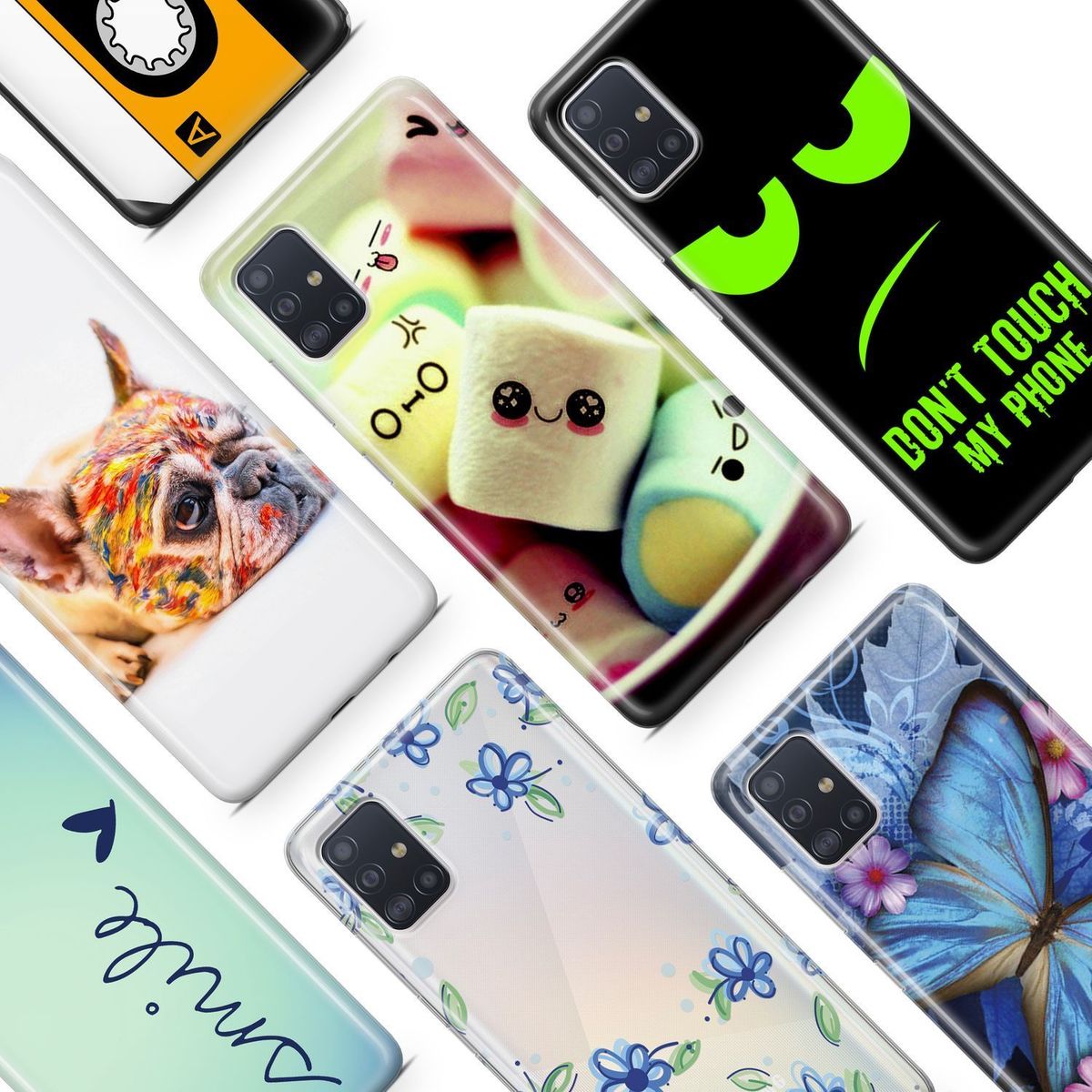 Handyhülle Schutzhülle für Samsung Galaxy A03s Case Cover Tasche Bumper ...