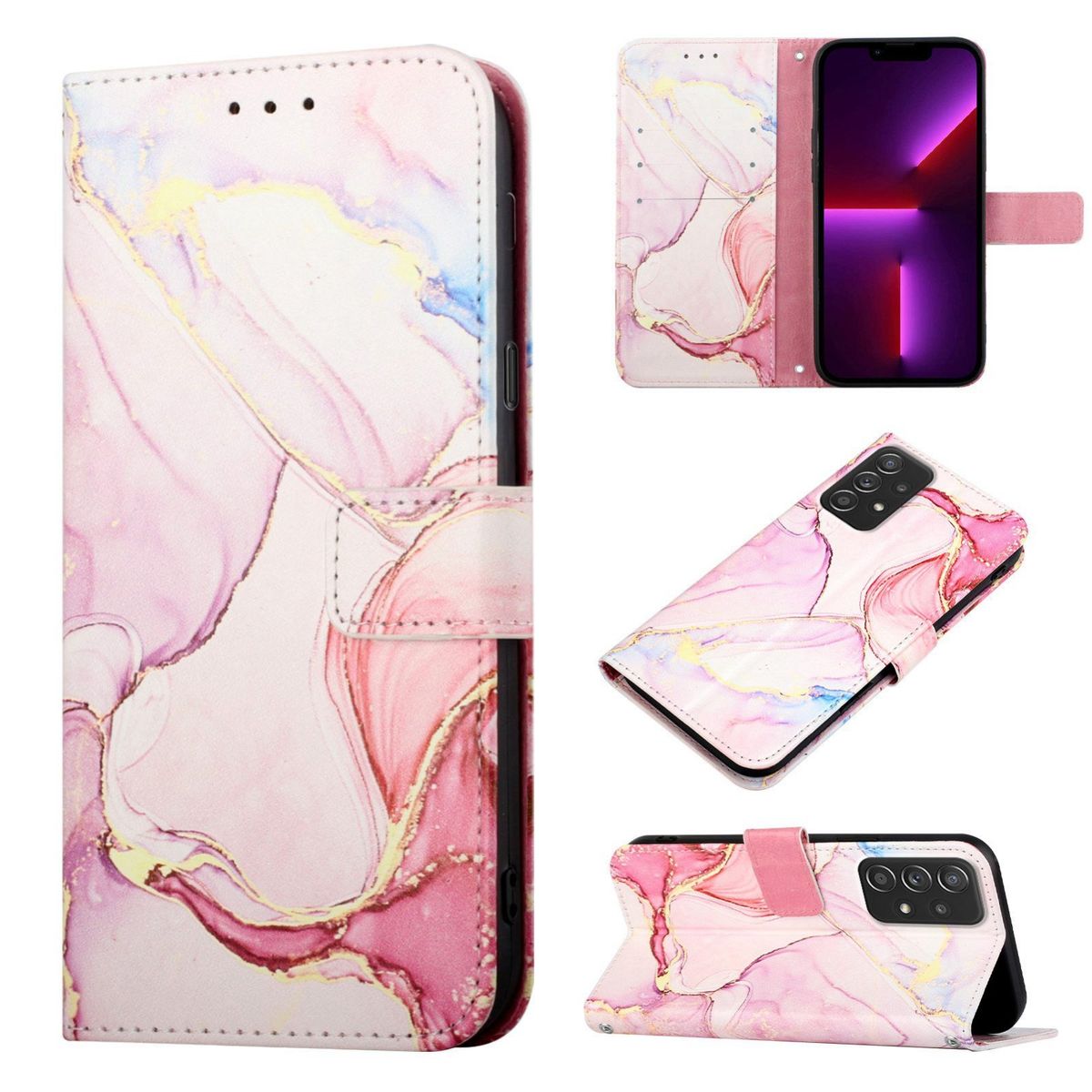 Handyhlle Schutzhlle fr Samsung Galaxy A53 5G Case Cover Tasche Wallet  360 Grad | Knig Design