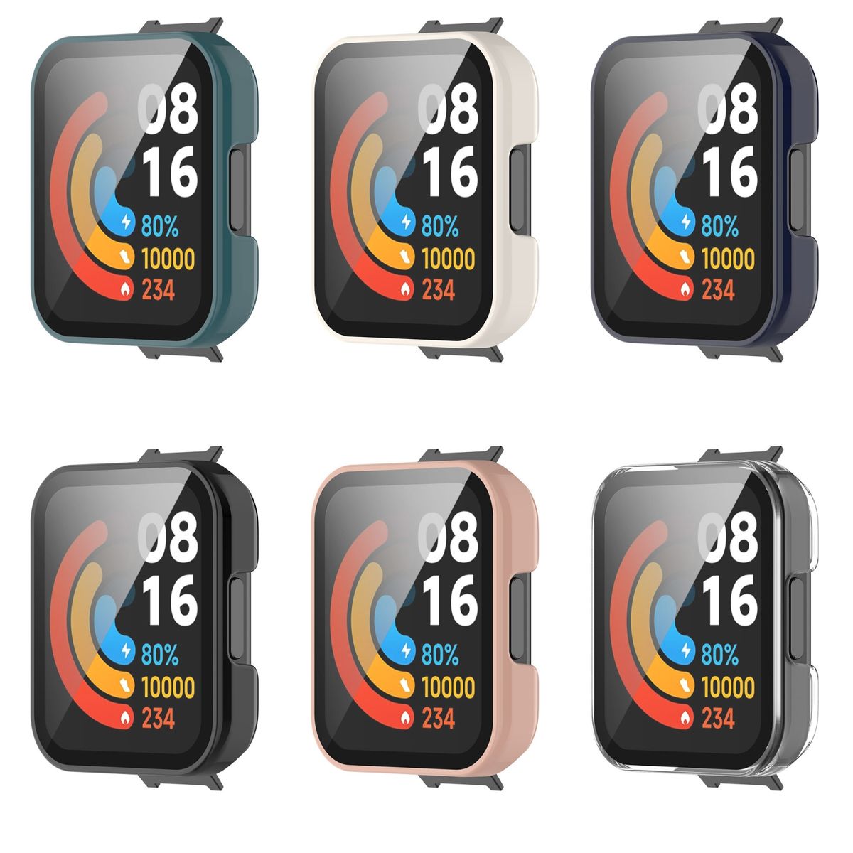 Schutz Watch Hülle für Xiaomi Redmi Watch 2 Lite Case Cover Etuis Displayschutz