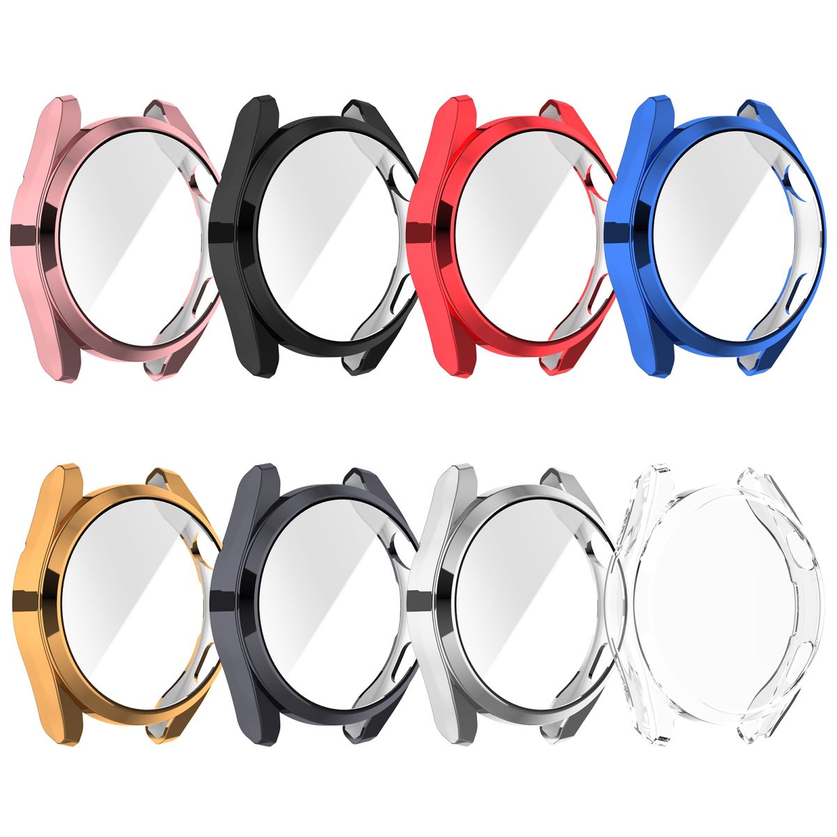 Schutz Tasche Hülle für Huawei Watch3 Pro Case Cover Bumper Etuis Schale Tasche