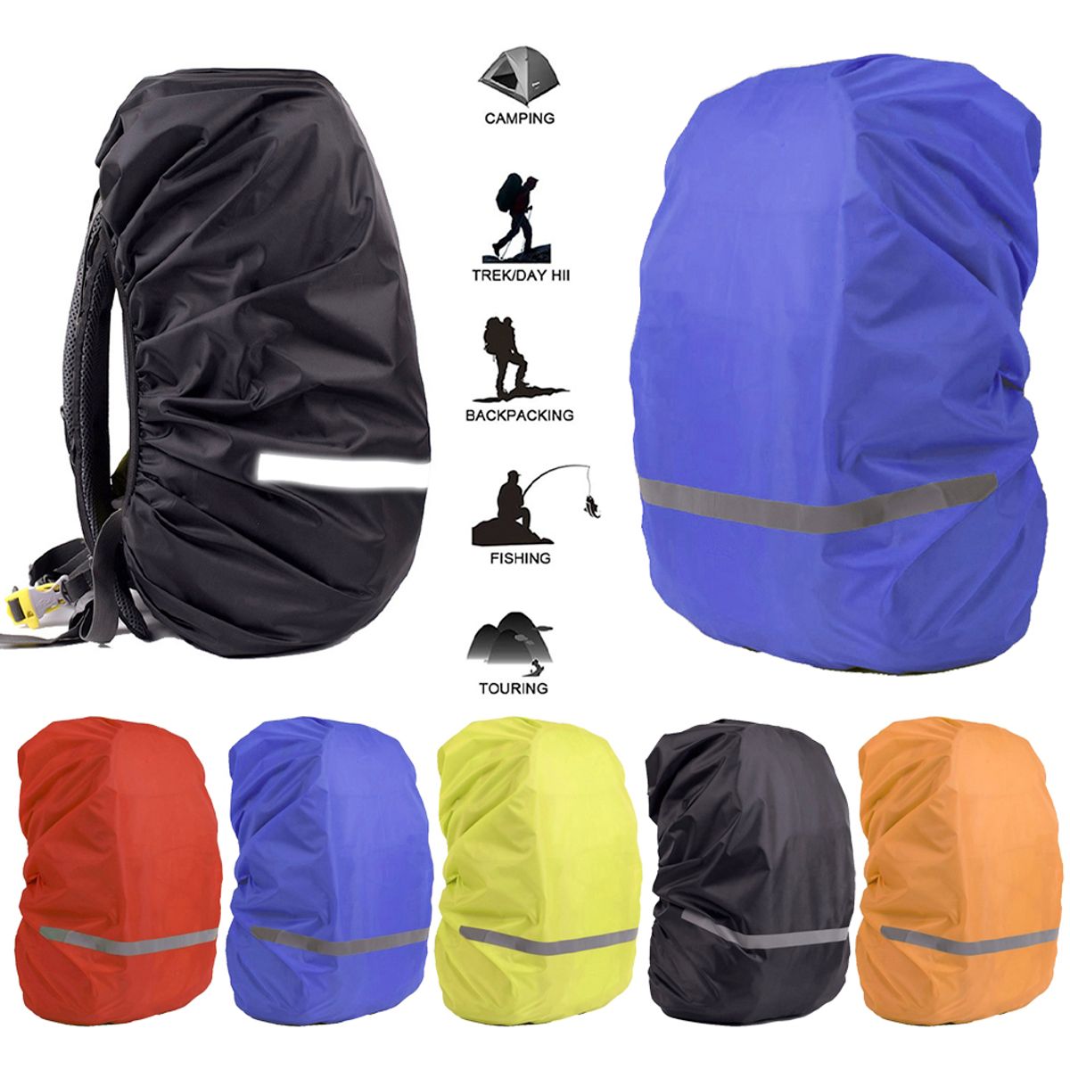 Regenabdeckung Regenschutz Regenhülle für Rucksack Schulranzen Raincover Überzug